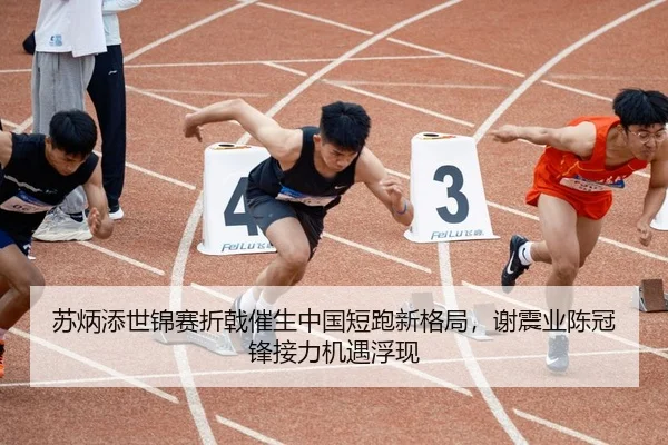 苏炳添世锦赛折戟催生中国短跑新格局，谢震业陈冠锋接力机遇浮现